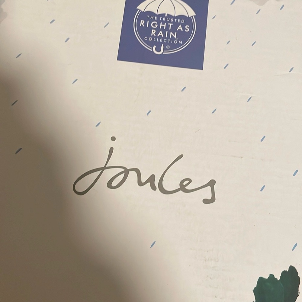 Joules Black Rain Boots with Dachshund Print - Picture 8 of 9